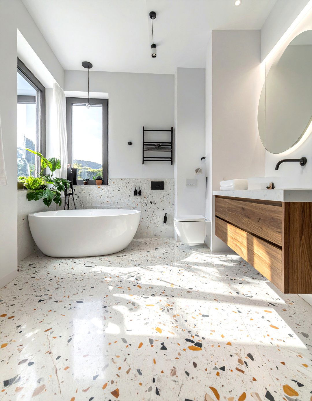 Terrazzo Floor Patterns - 15 Italian Bathroom Design Ideas for a Luxurious Look