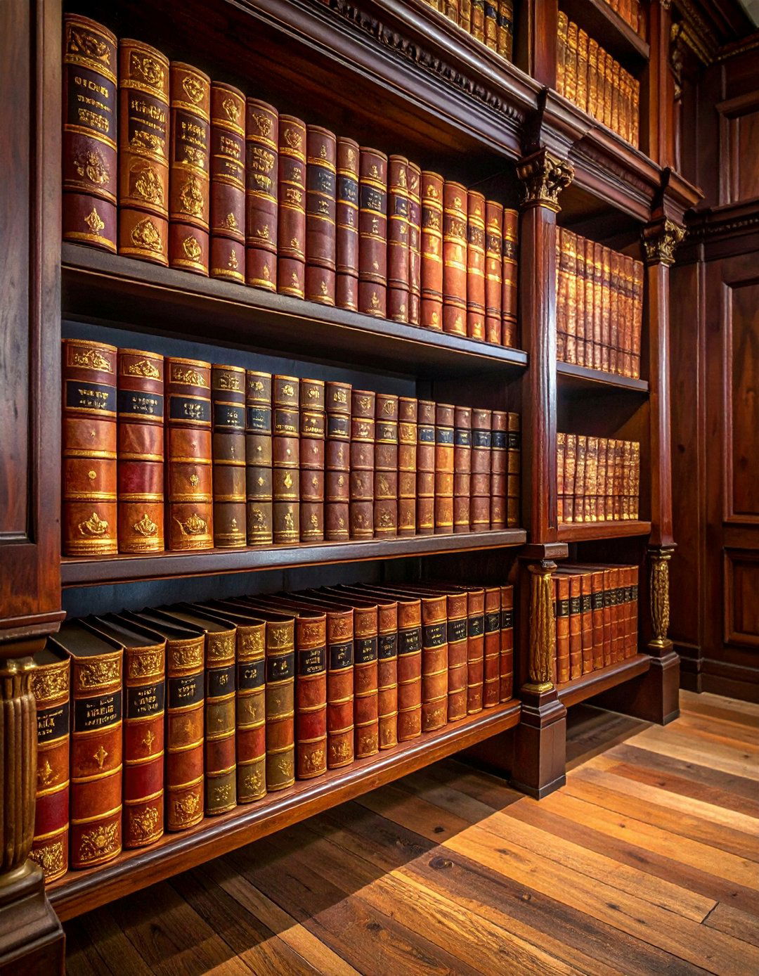 The Use of Leather Bound Books for Decor - 20 Dark Academia Home Office Ideas for a Moody Vibe