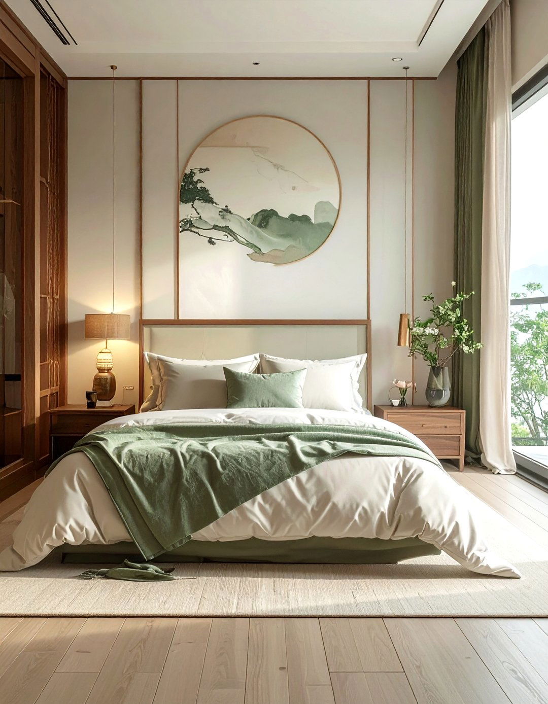 The Use of Silk and Linen Bedding in an Asian Bedroom - 20 Asian Bedroom Ideas for a Serene and Stylish Space