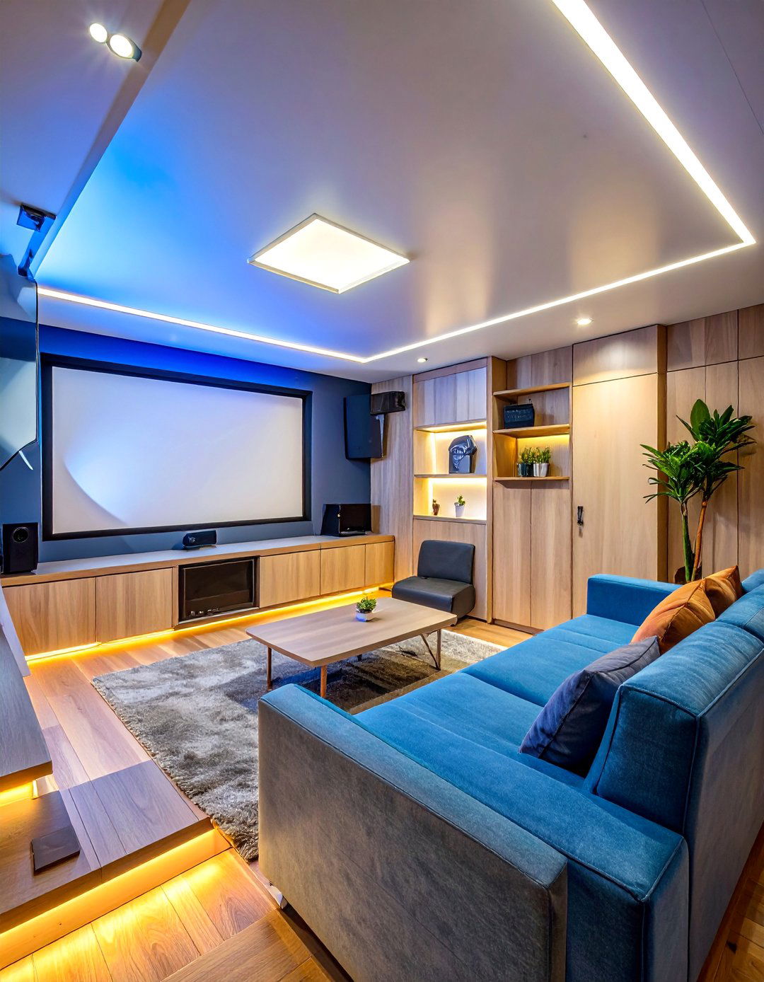 Tiny House Theater - 40 Small Home Theater Ideas for Movie Nights