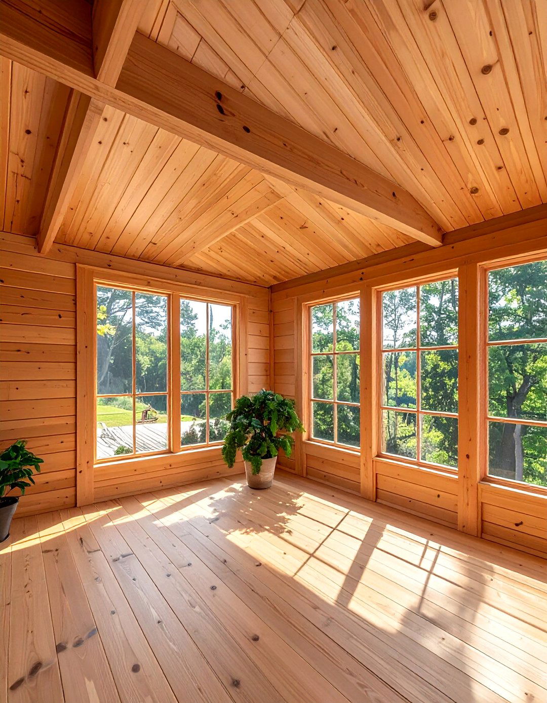 Tongue and Groove Sunroom Ceilings - 20 Sunroom Ceiling Ideas to Elevate Your Indoor-Outdoor Space