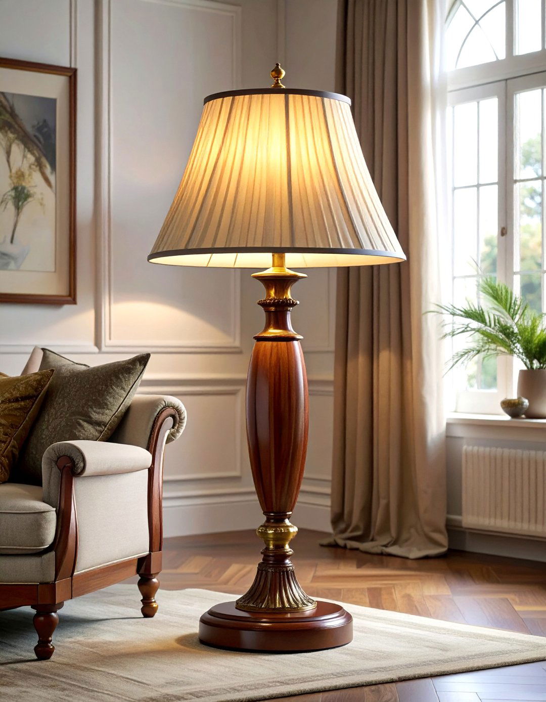 Traditional Elegance Floor Styles - 25 Living Room Floor Lamp Ideas for Stylish Spaces