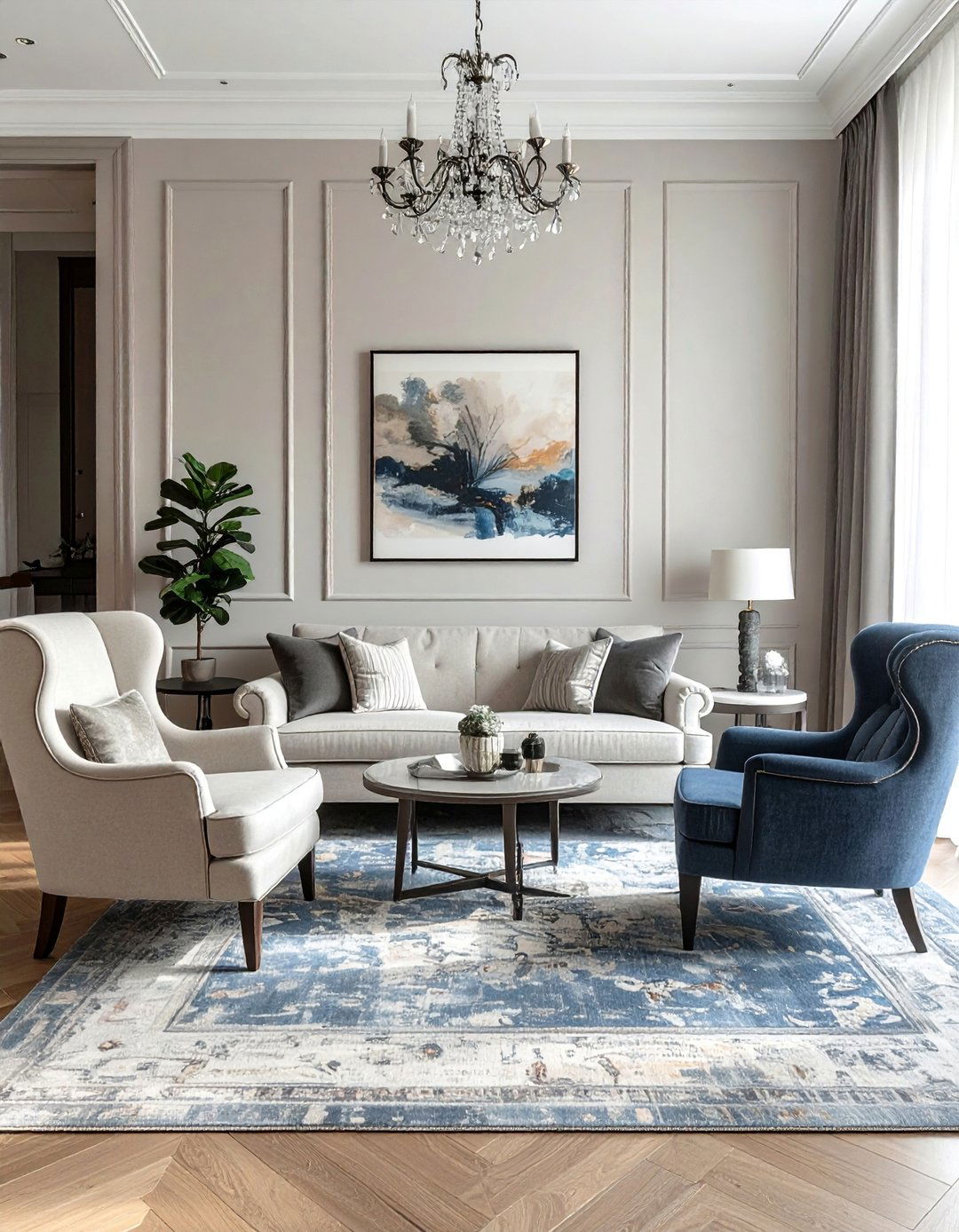 Transitional Style Parlor Room - 15 Parlor Room Ideas to Elevate Your Home's Elegance
