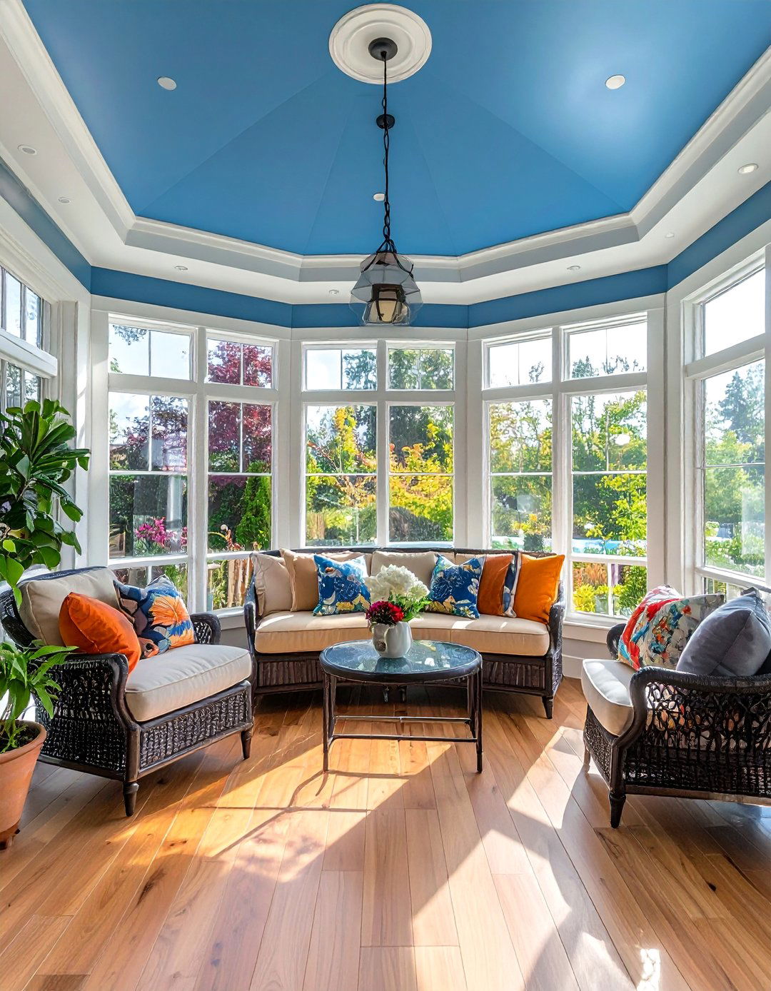 Tray Sunroom Ceilings - 20 Sunroom Ceiling Ideas to Elevate Your Indoor-Outdoor Space