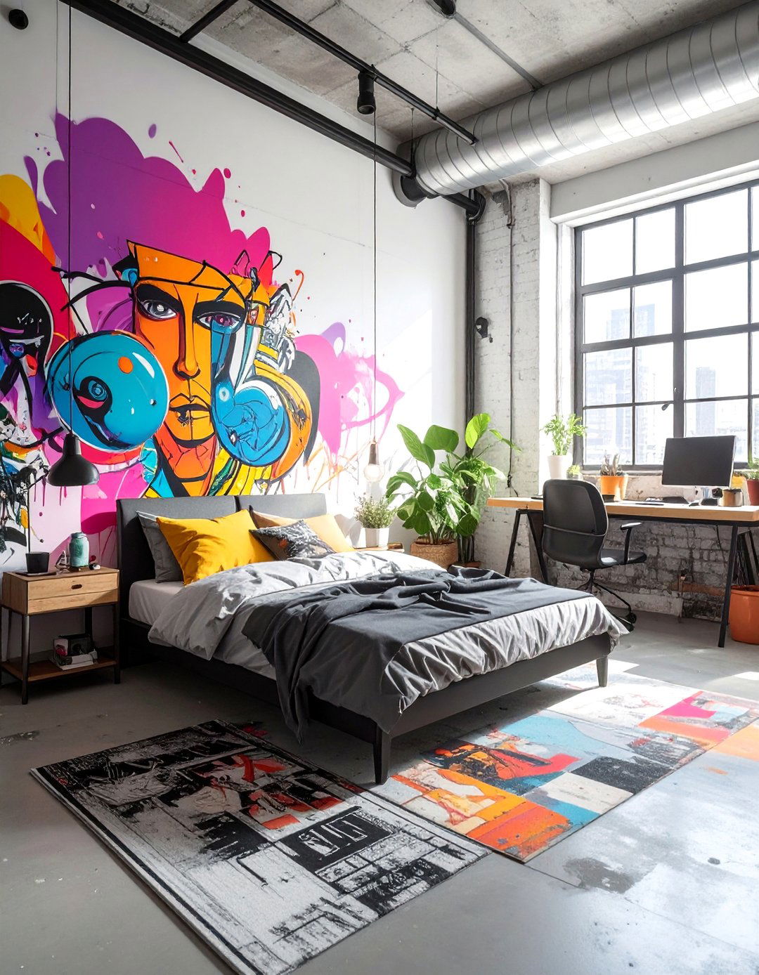 Urban Graffiti Art Culture - 40 Teenage Boy Bedroom Ideas for a Cool and Functional Space