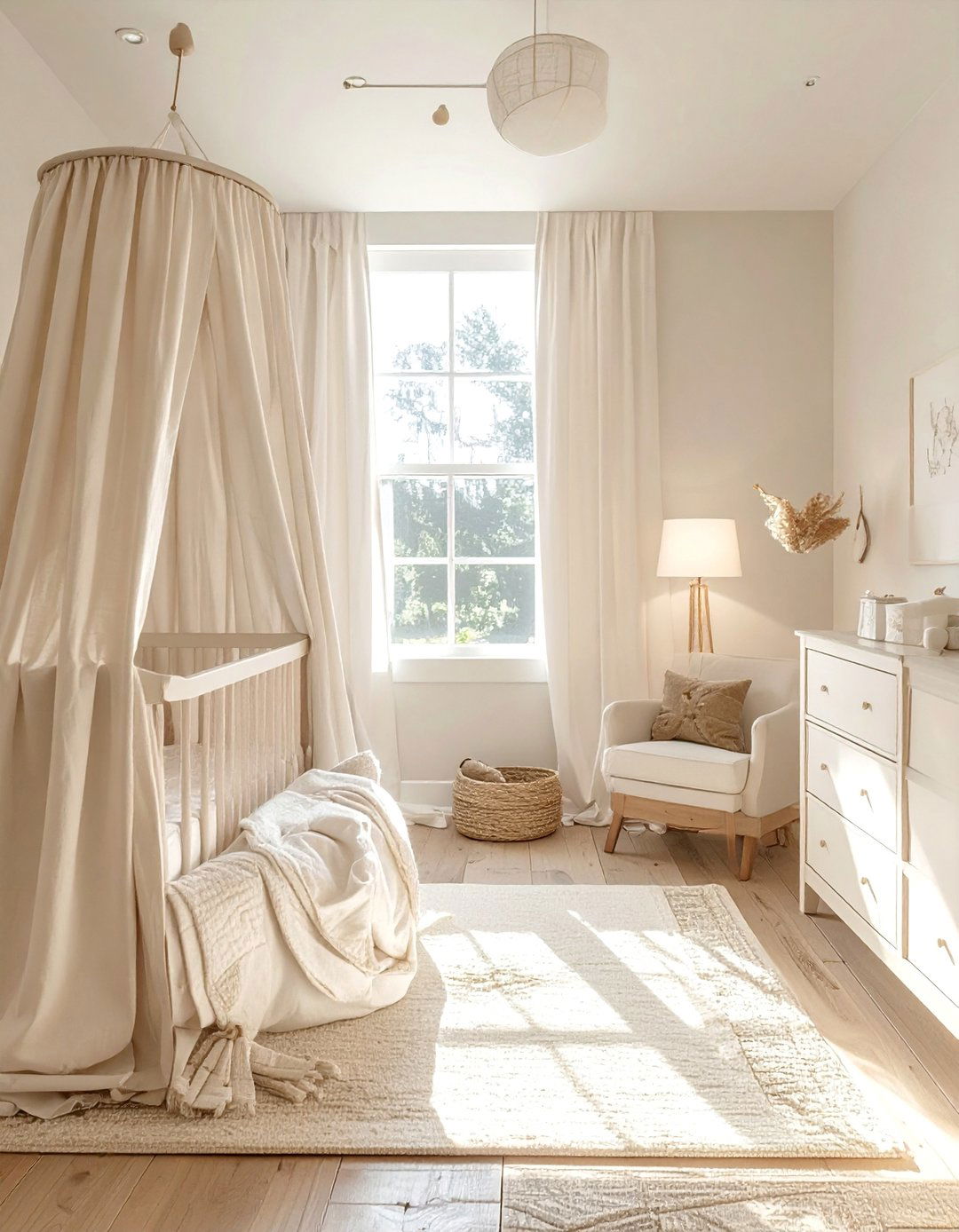Using a Neutral Farmhouse Nursery Color Palette - 15 Farmhouse Nursery Ideas for a Cozy and Charming Space