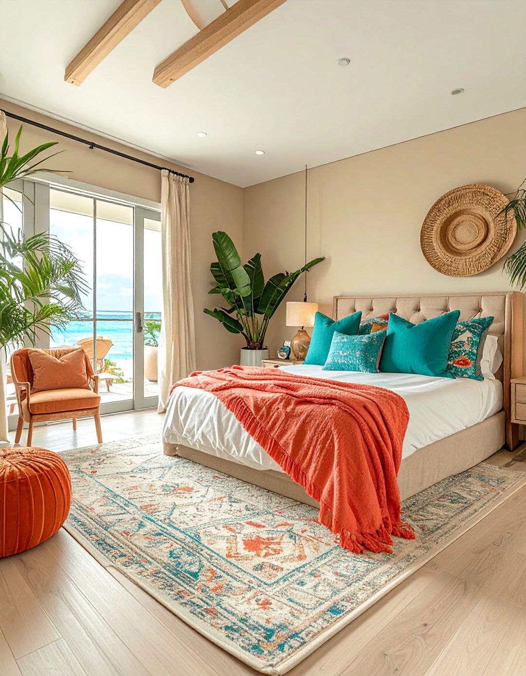 Utilizing a Tropical Color Palette - 15 Hawaiian Interior Design Ideas for a Tropical Vibe