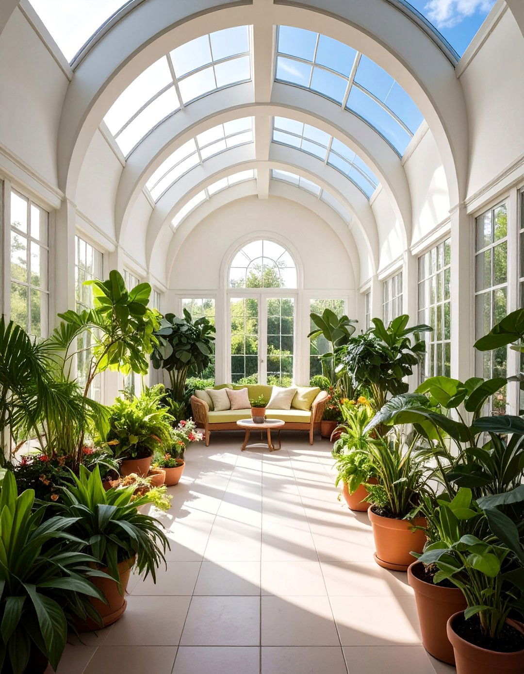 Vaulted Ceiling in a Sunroom - 40 Vaulted Ceiling Ideas for a Spacious Look