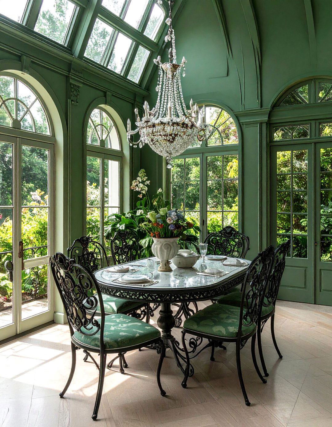 Victorian Conservatory Dining - 25 Sunroom Dining Room Ideas for a Bright Space