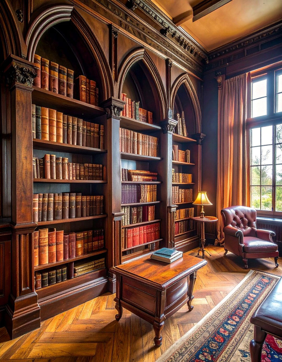 Victorian Interior with Gothic Revival Elements - 25 Victorian House Interior Ideas for Timeless Elegance