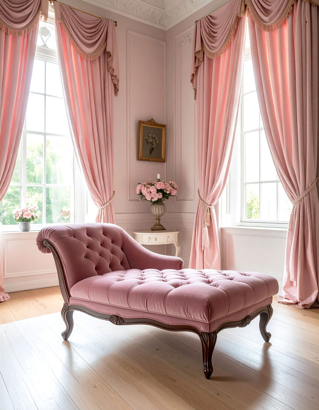 Victorian Interior with Tufted Settees and Lounges - 25 Victorian House Interior Ideas for Timeless Elegance
