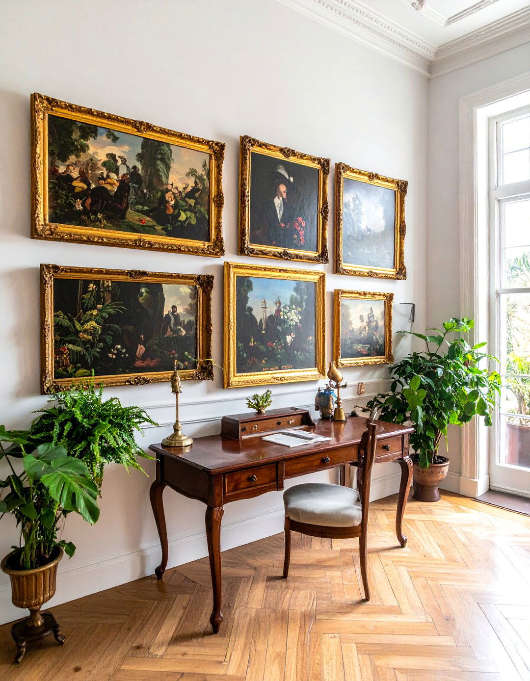 Victorian Interior with a Maximalist Gallery Wall - 25 Victorian House Interior Ideas for Timeless Elegance