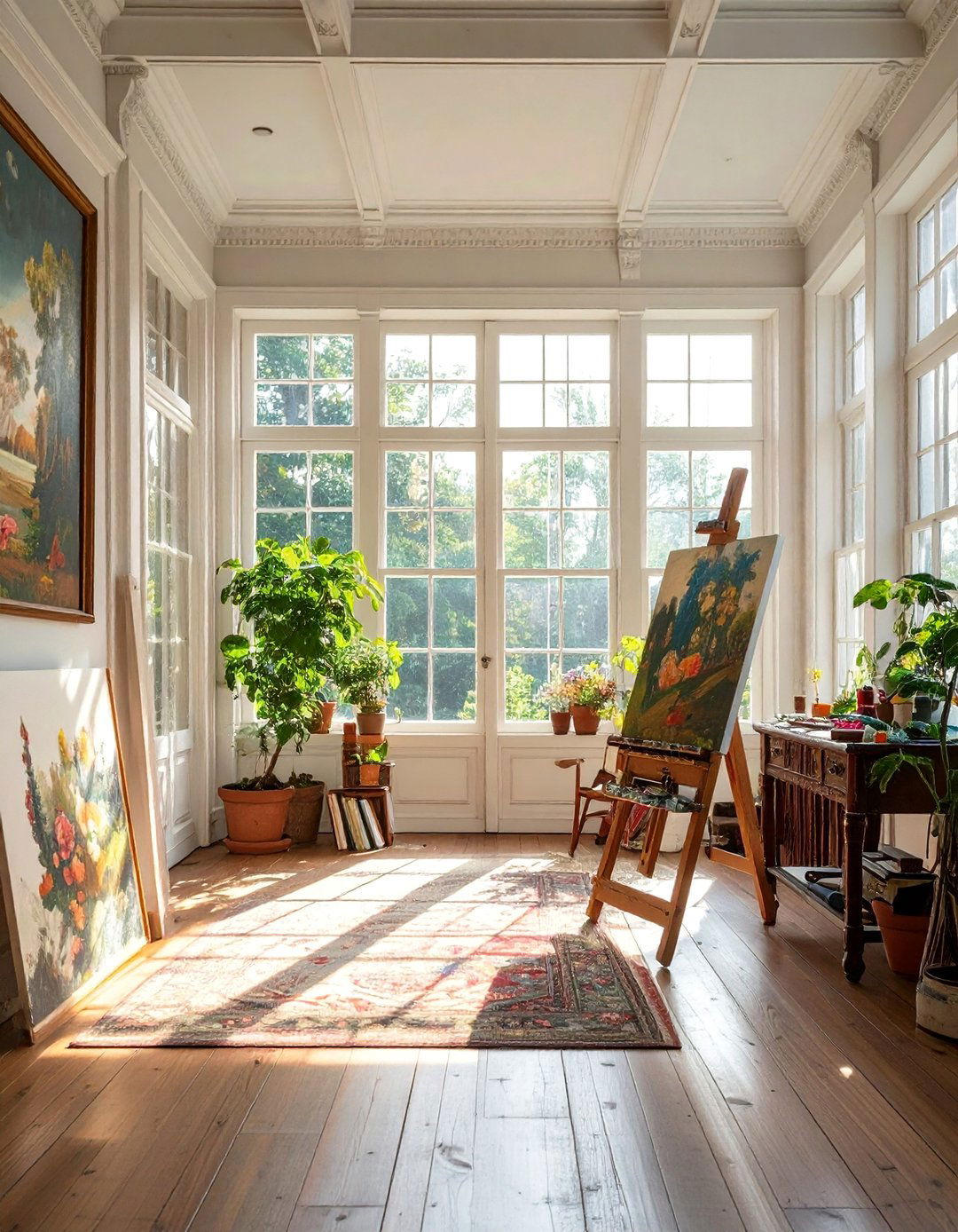 Victorian Sunroom as an Artists Studio - 25 Victorian Sunroom Ideas for a Classic Retreat