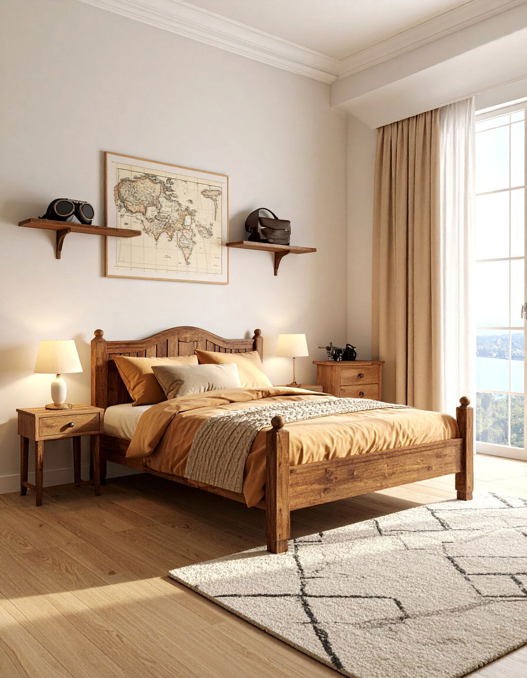 Vintage Biplane Bedroom Theme - 20 Airplane Bedroom Decor Ideas for Kids' Rooms