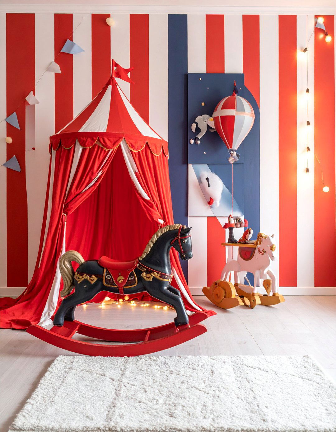 Vintage Circus Wonder - 20 Whimsical Nursery Ideas for a Magical Baby Room