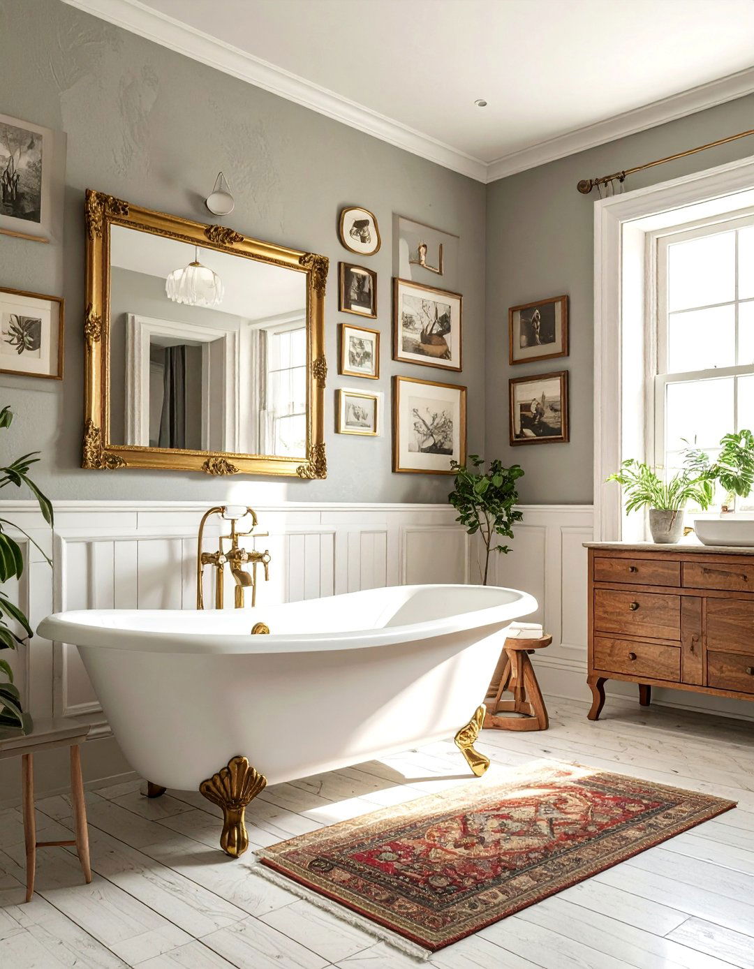 Vintage Eclectic Aesthetic Bathroom - 20 Aesthetic Bathroom Ideas for a Stylish Space