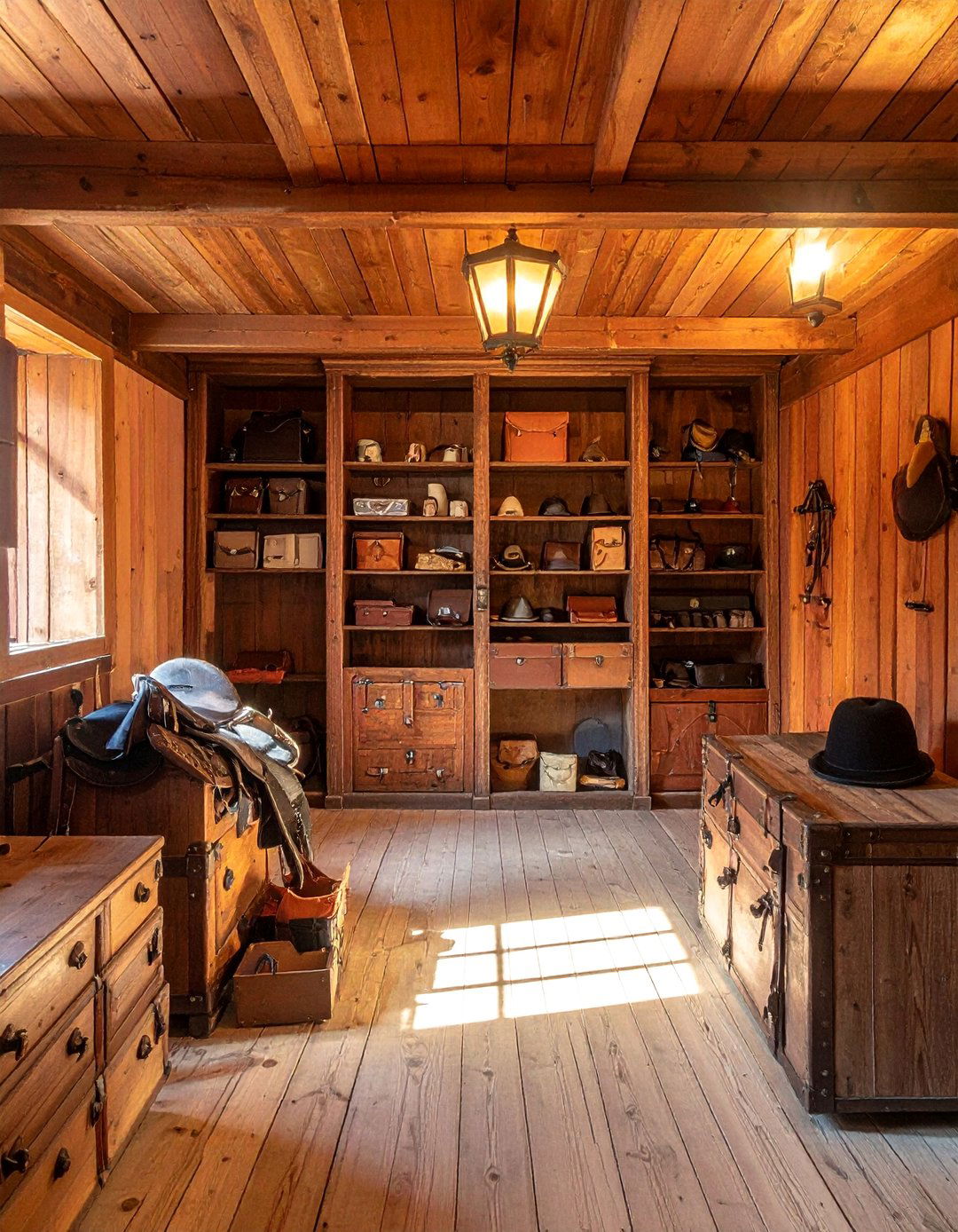 Vintage Equestrian Display Room - 20 Tack Room Ideas for Organized and Stylish Equestrian Spaces