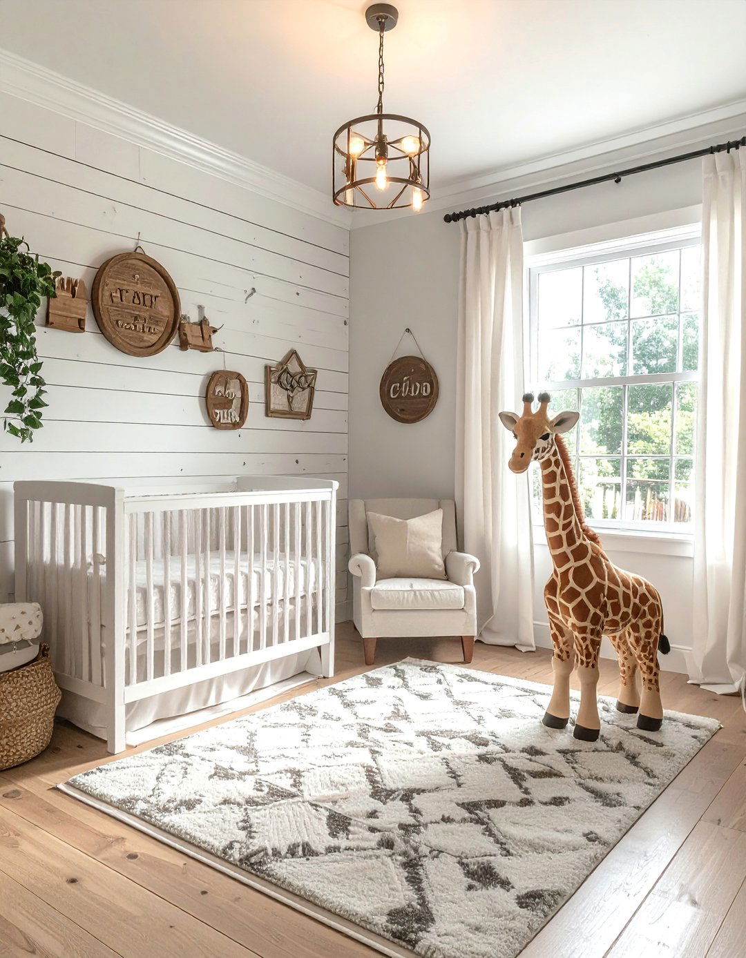 Vintage Farmhouse Giraffe Nursery - 15 Giraffe Nursery Ideas for a Fun and Whimsical Room