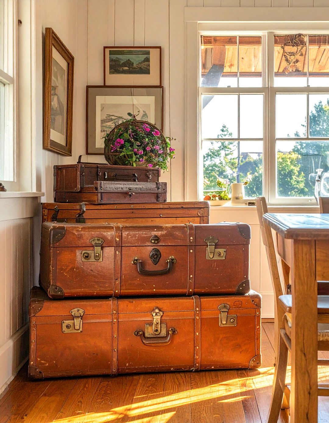 Vintage Linen Storage Solutions - 30 Cottagecore Dining Room Ideas for a Cozy and Charming Space
