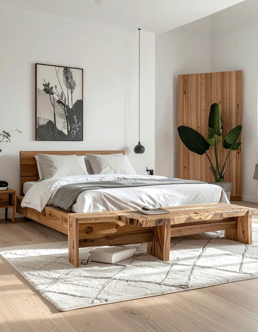 Wabi Sabi Bedroom Featuring Minimalist Furniture - 20 Wabi Sabi Bedroom Ideas for a Serene Retreat