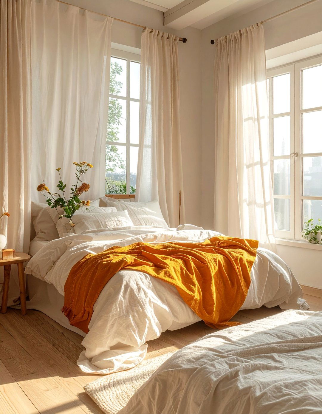 Wabi Sabi Bedroom Maximizing Natural Light - 20 Wabi Sabi Bedroom Ideas for a Serene Retreat