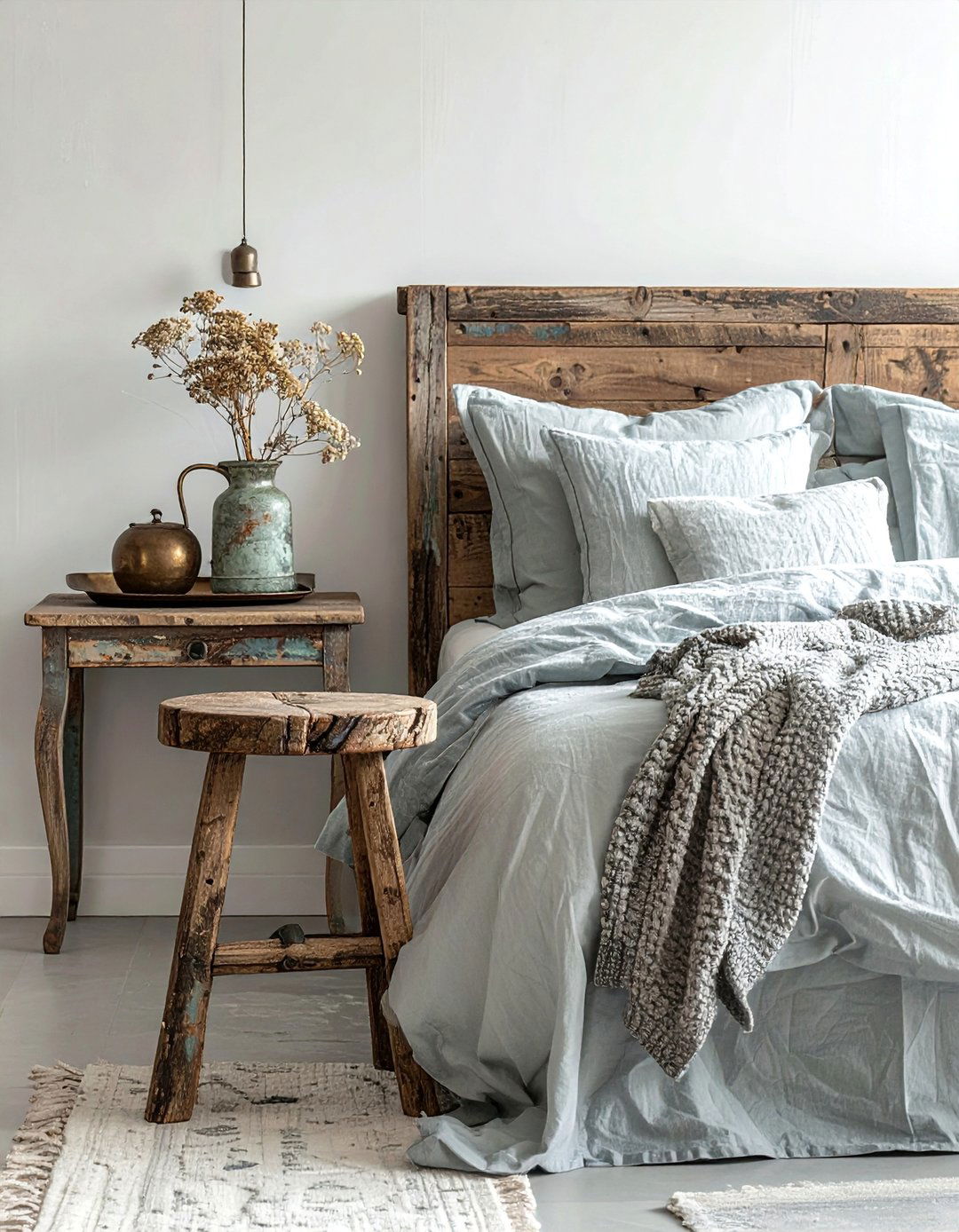 Wabi Sabi Bedroom Showcasing Items with Patina - 20 Wabi Sabi Bedroom Ideas for a Serene Retreat