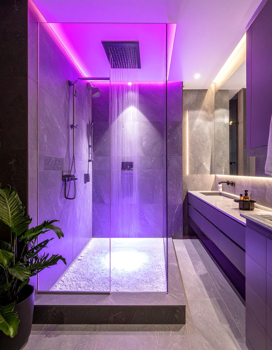 Walk In Shower Sanctuary - 40 Elegant Primary Bathroom Ideas for a Luxurious Space