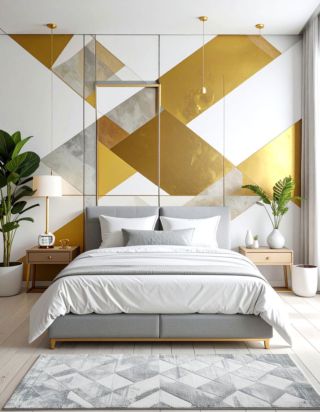 Wallpaper Accent Application - 25 Bedroom Door Decorating Ideas to Add Personality