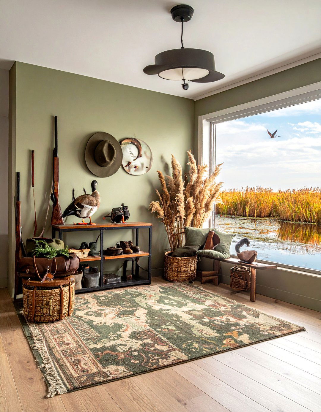 Waterfowl Hunting Marsh Theme - 25 Hunting Room Ideas for the Ultimate Sportsman's Retreat