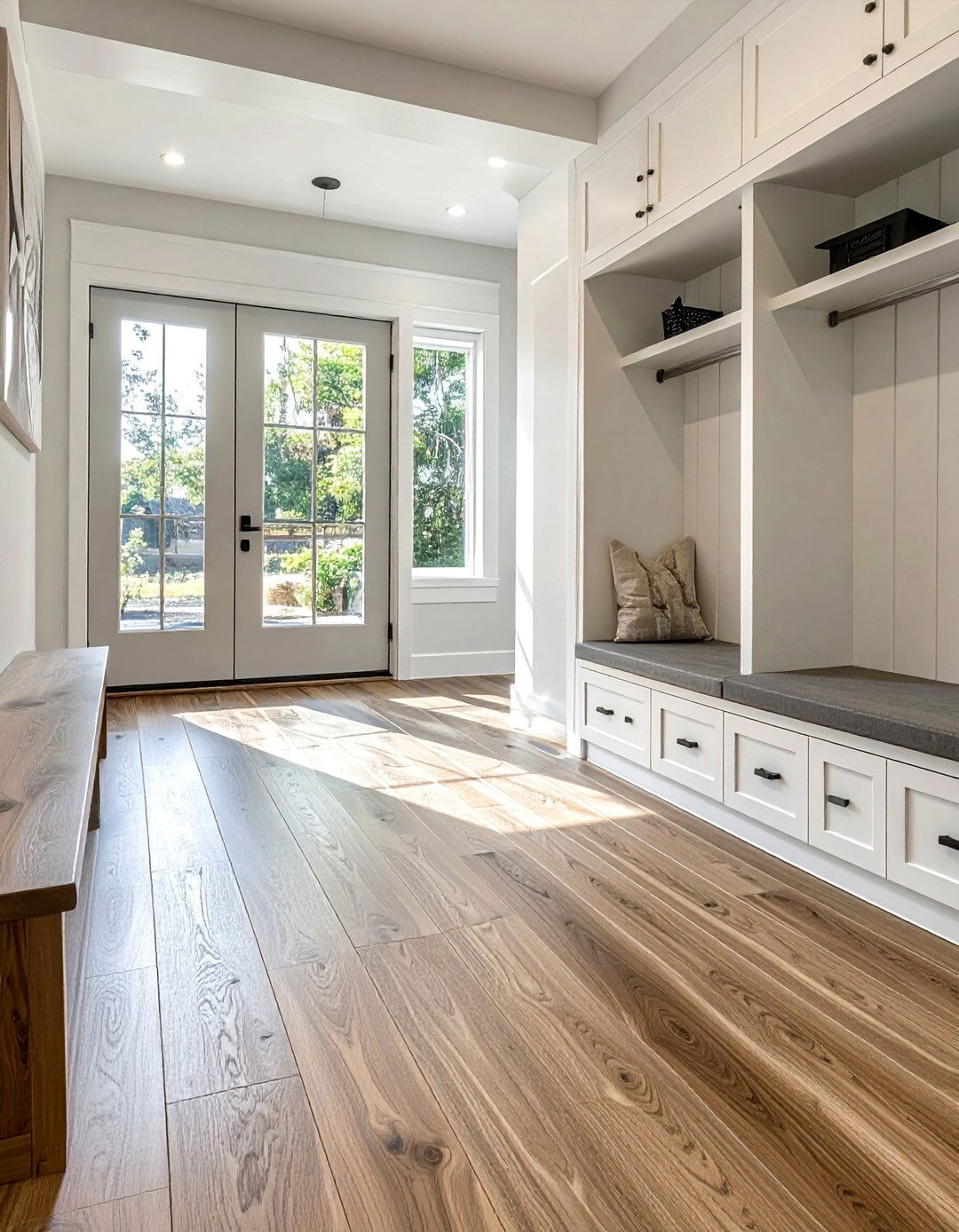 Waterproof Luxury Vinyl Plank Systems - 15 Mudroom Floor Ideas for a Functional Entryway