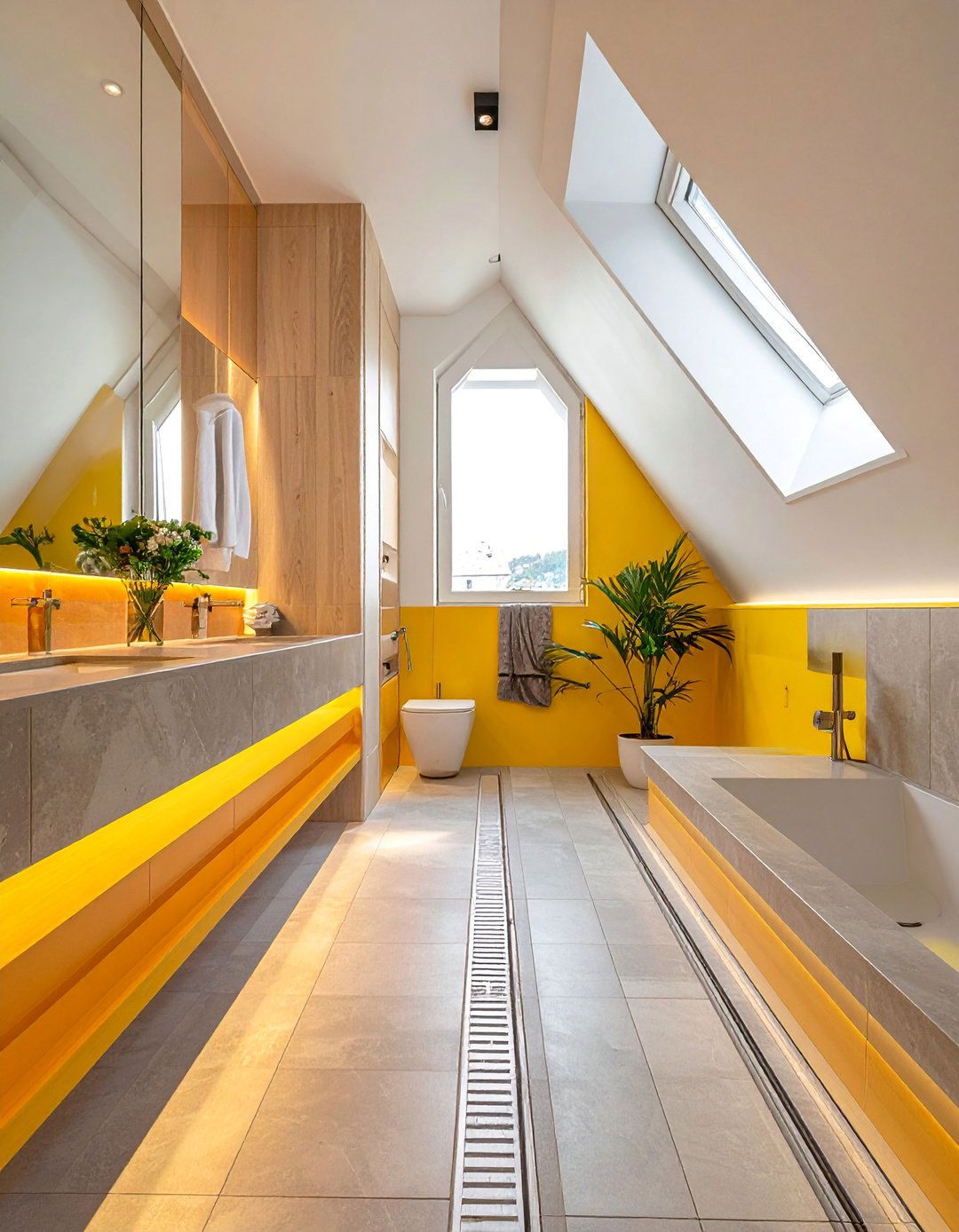 Wet Room Design Freedom - 15 Creative Sloped Ceiling Attic Bathroom Ideas