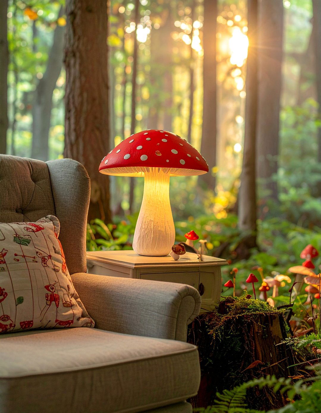 Whimsical Mushroom Decor Woodland Nursery - 25 Woodland Nursery Ideas for a Cozy Baby Room