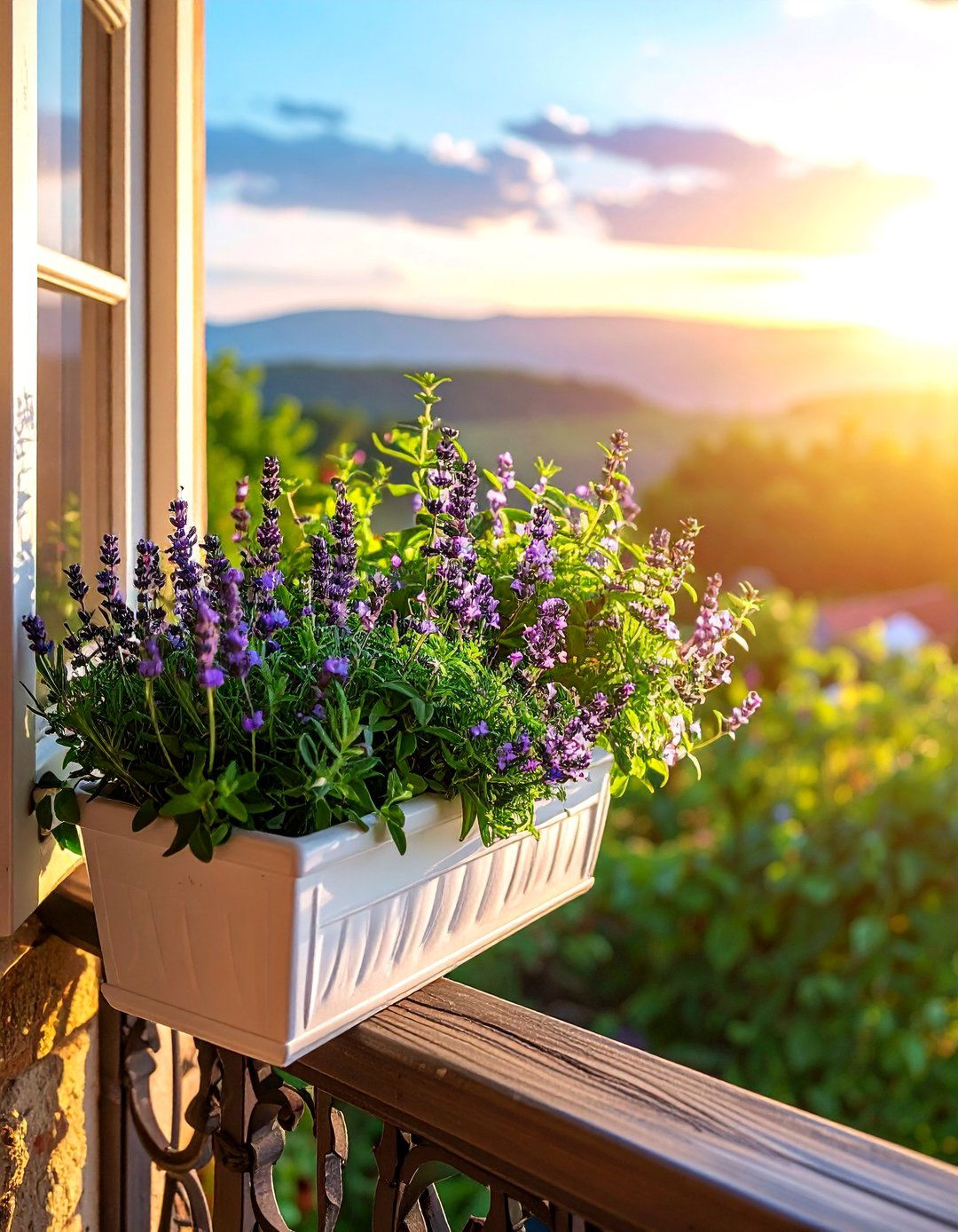 Window Box Balcony Herb Garden - 20 Balcony Herb Garden Ideas for Fresh Flavors at Home