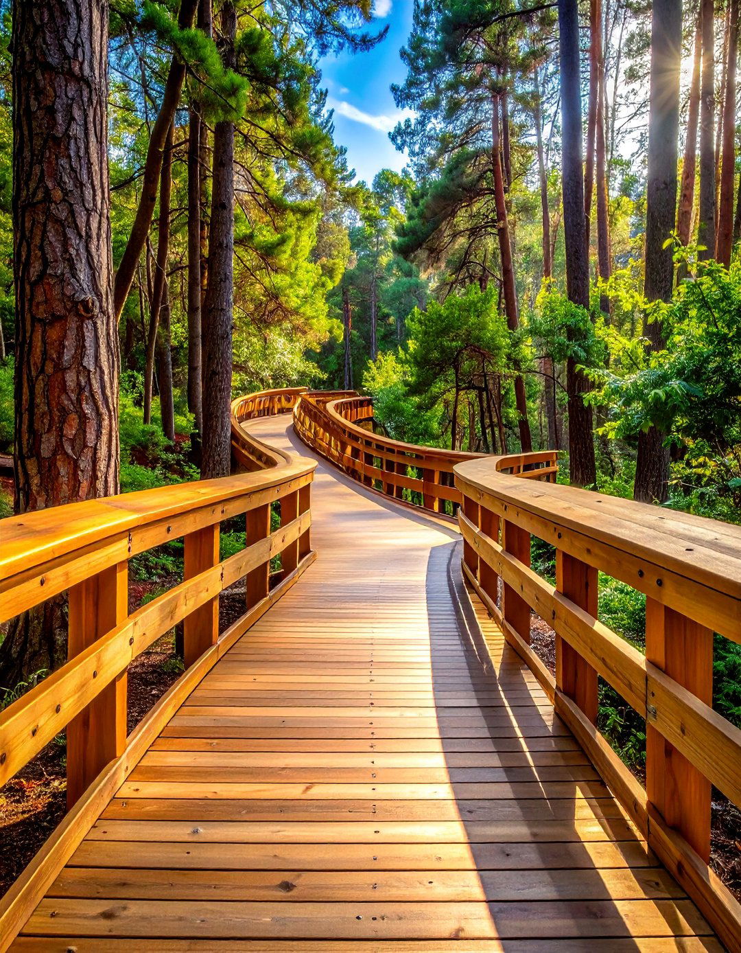 Wooden Deck Curved Walkways - 25 Curved Walkway Ideas for a Unique Outdoor Space