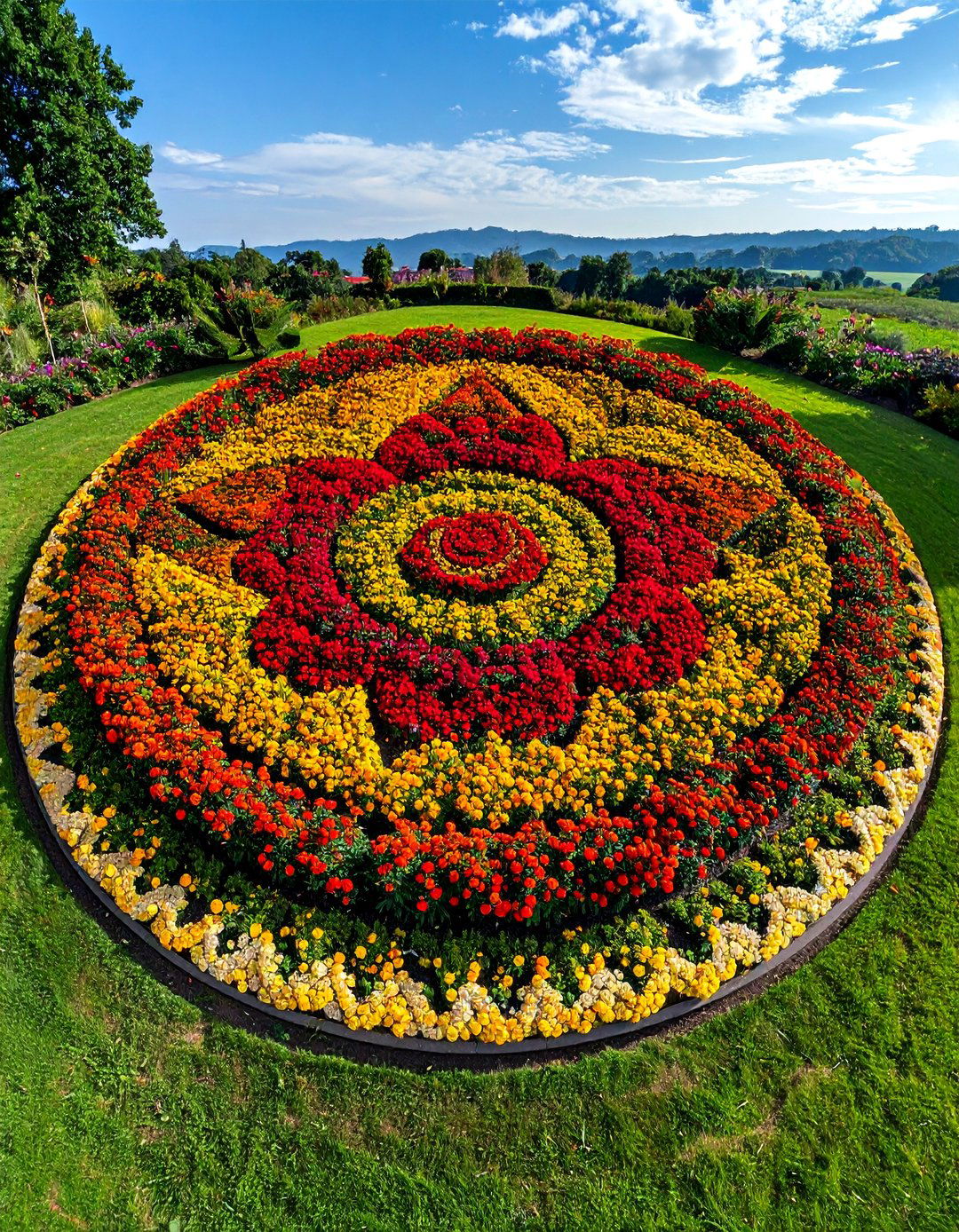 Zinnia Mandala Garden - 25 Zinnia Garden Ideas for a Colorful Outdoor Space