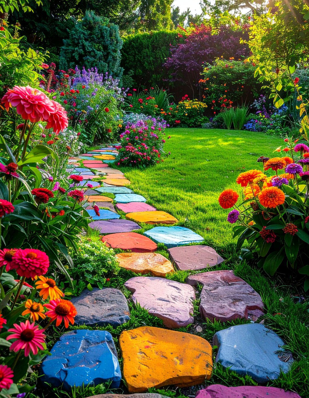 Alice in Wonderland Crooked Pathway - 20 Disney Garden Ideas for a Magical Outdoor Space