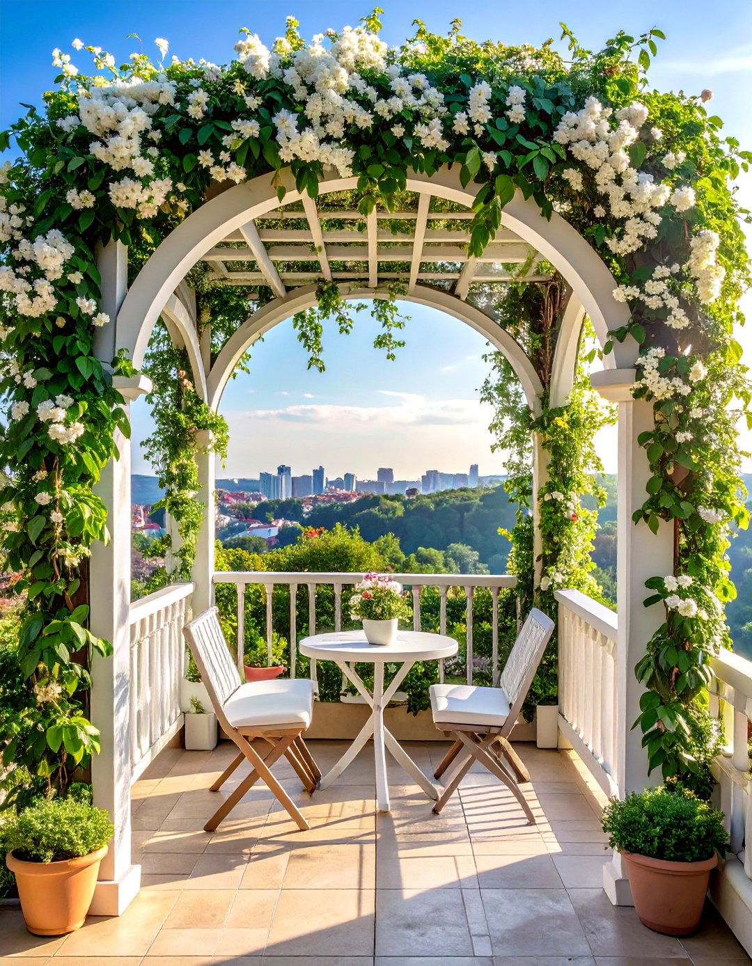 Arched Balcony Trellis - 20 Balcony Trellis Ideas for Outdoor Living Spaces