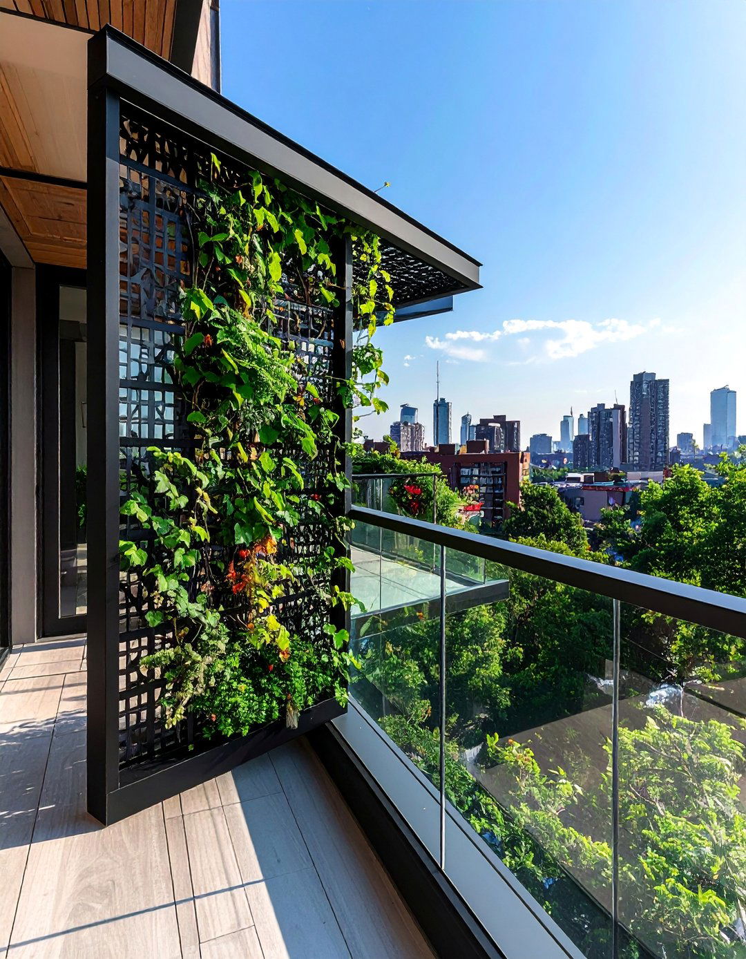 Balcony Trellis Railing Extender - 20 Balcony Trellis Ideas for Outdoor Living Spaces