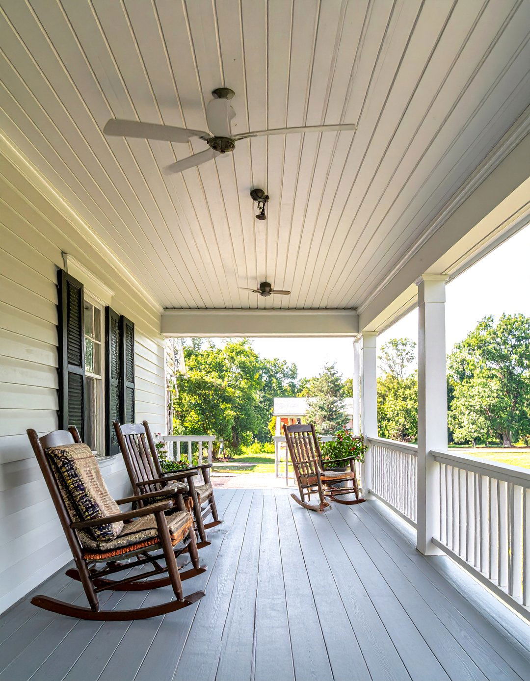 Beadboard Porch Farmhouse Ceiling - 20 Farmhouse Ceiling Ideas to Add Character to Your Home