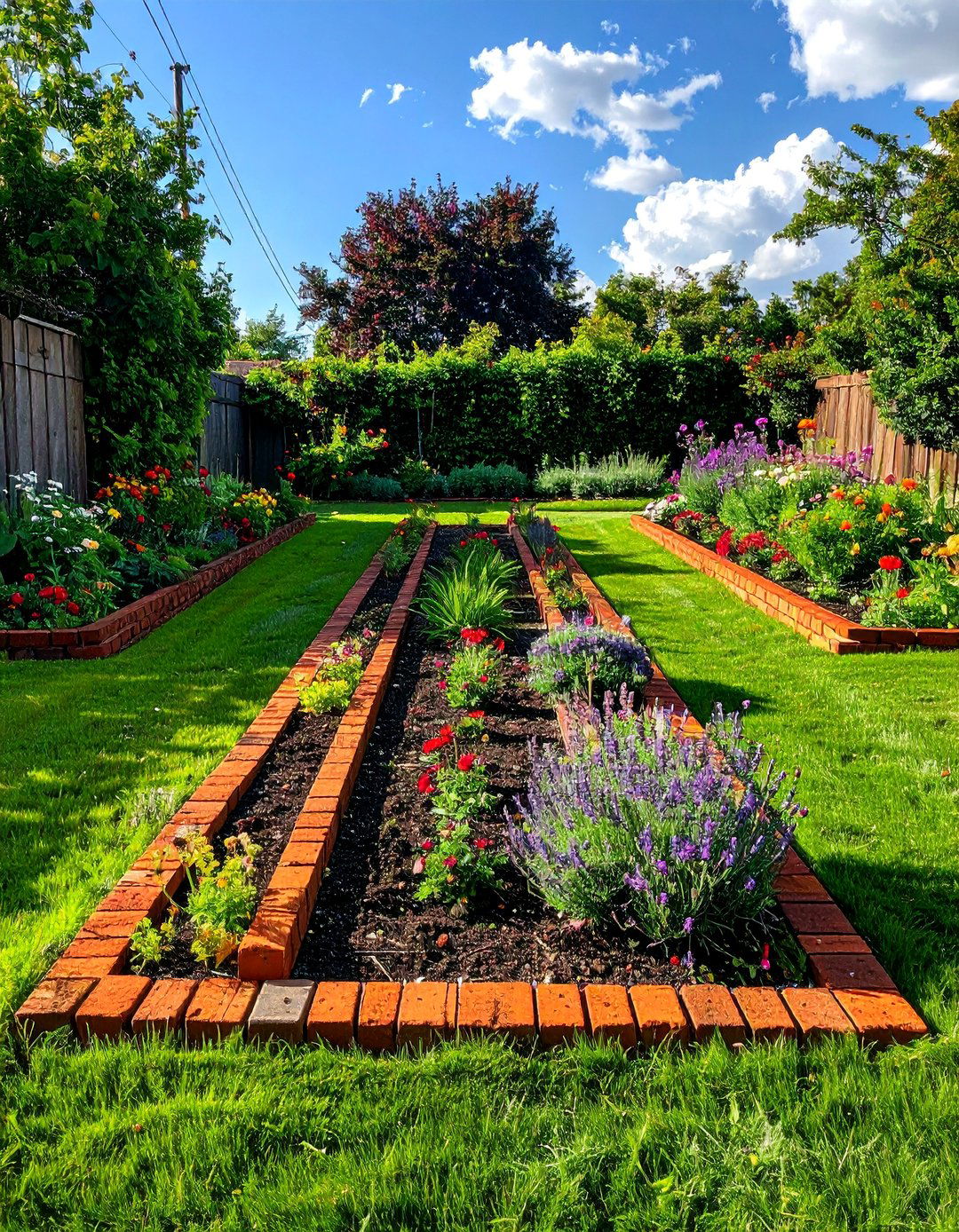 Building a Stone or Brick Edging for Beds - 20 Farmhouse Garden Ideas for a Charming Outdoor Space