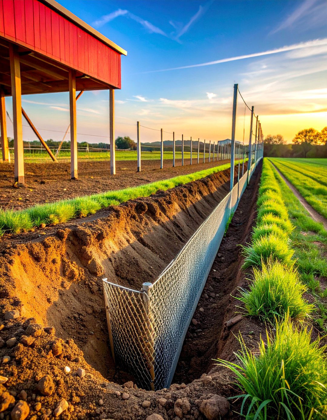 Buried Anti Dig Chicken Fence Skirt - 25 Chicken Fence Ideas to Keep Your Flock Safe