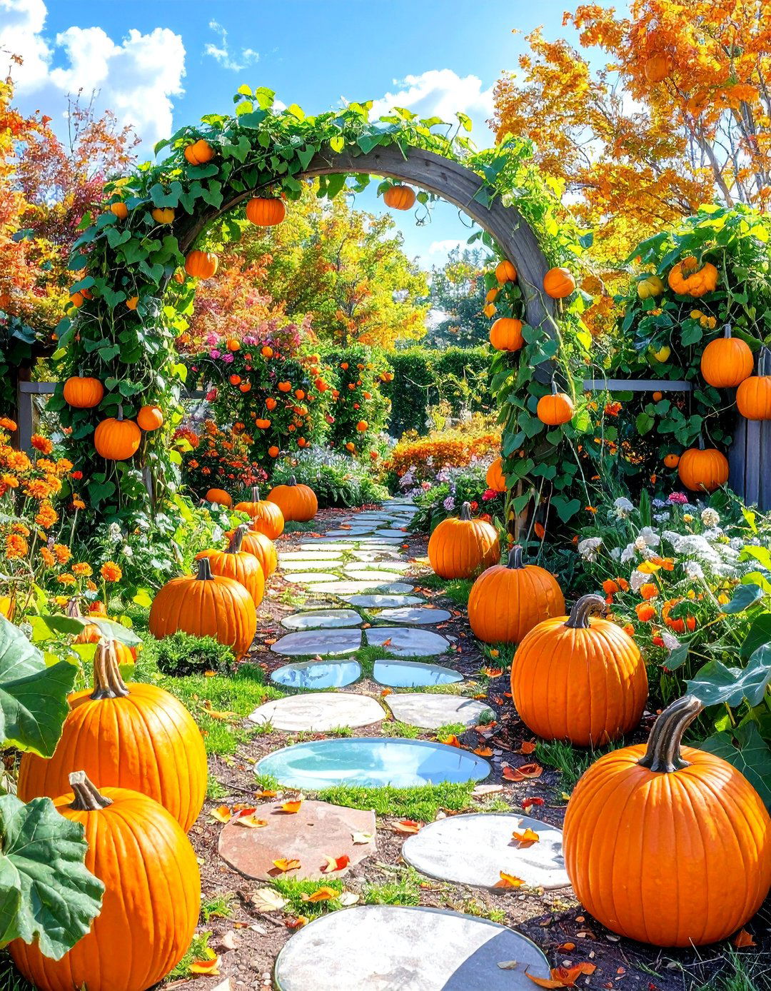 Cinderellas Pumpkin Patch Garden - 20 Disney Garden Ideas for a Magical Outdoor Space