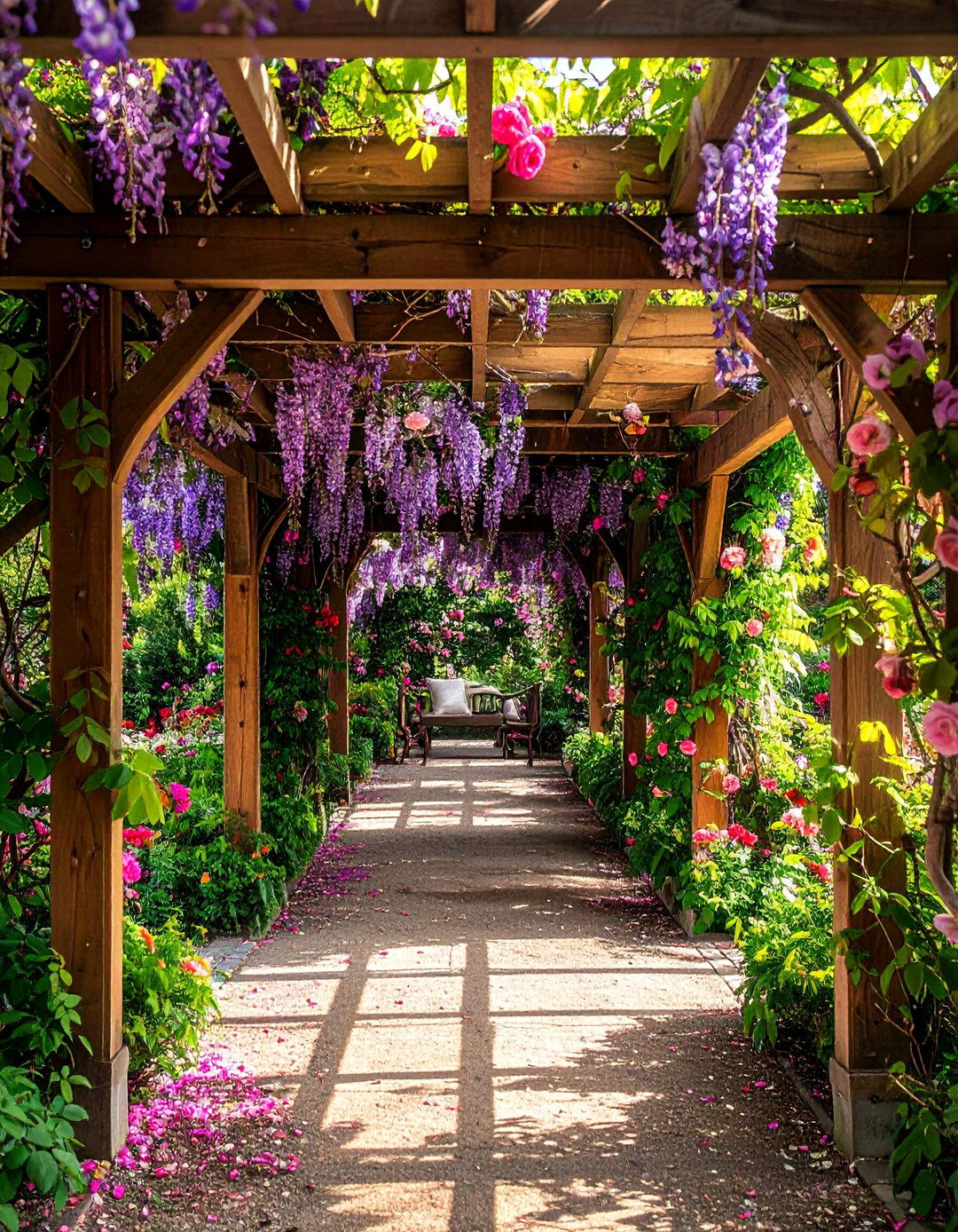 Climbing Plant Pergolas and Covered Walkways - 20 Fairytale Garden Ideas for a Magical Outdoor Space