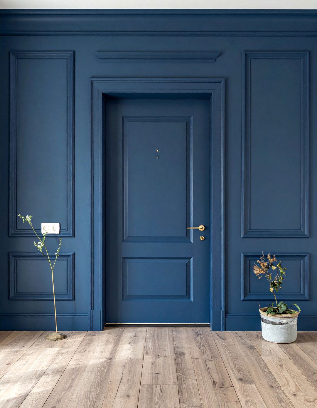Color Drenched Door Trim - 20 Door Trim Ideas to Elevate Your Home's Entryway