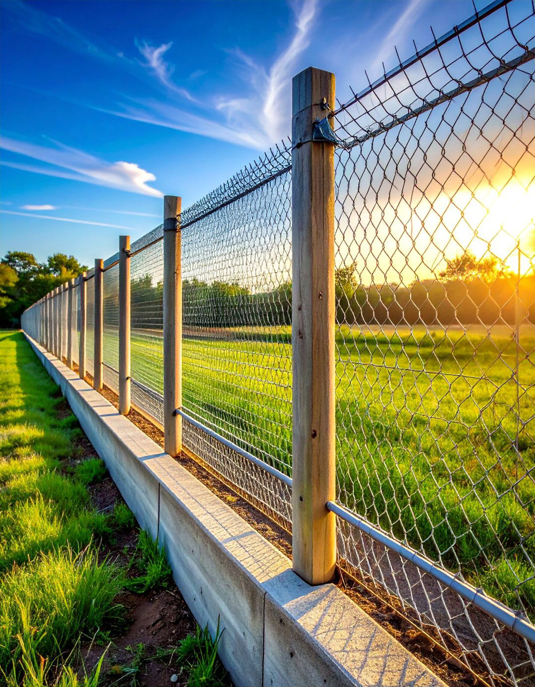 Concrete Base Chicken Fence Foundation - 25 Chicken Fence Ideas to Keep Your Flock Safe