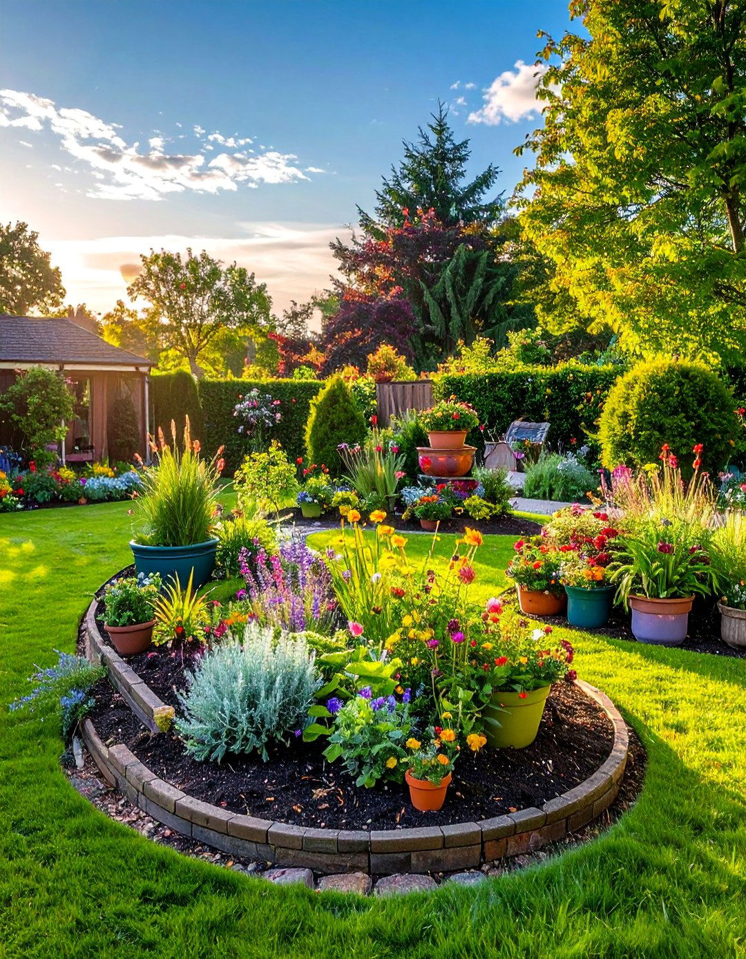 Container Garden Magic with Portable Displays - 20 Fairytale Garden Ideas for a Magical Outdoor Space
