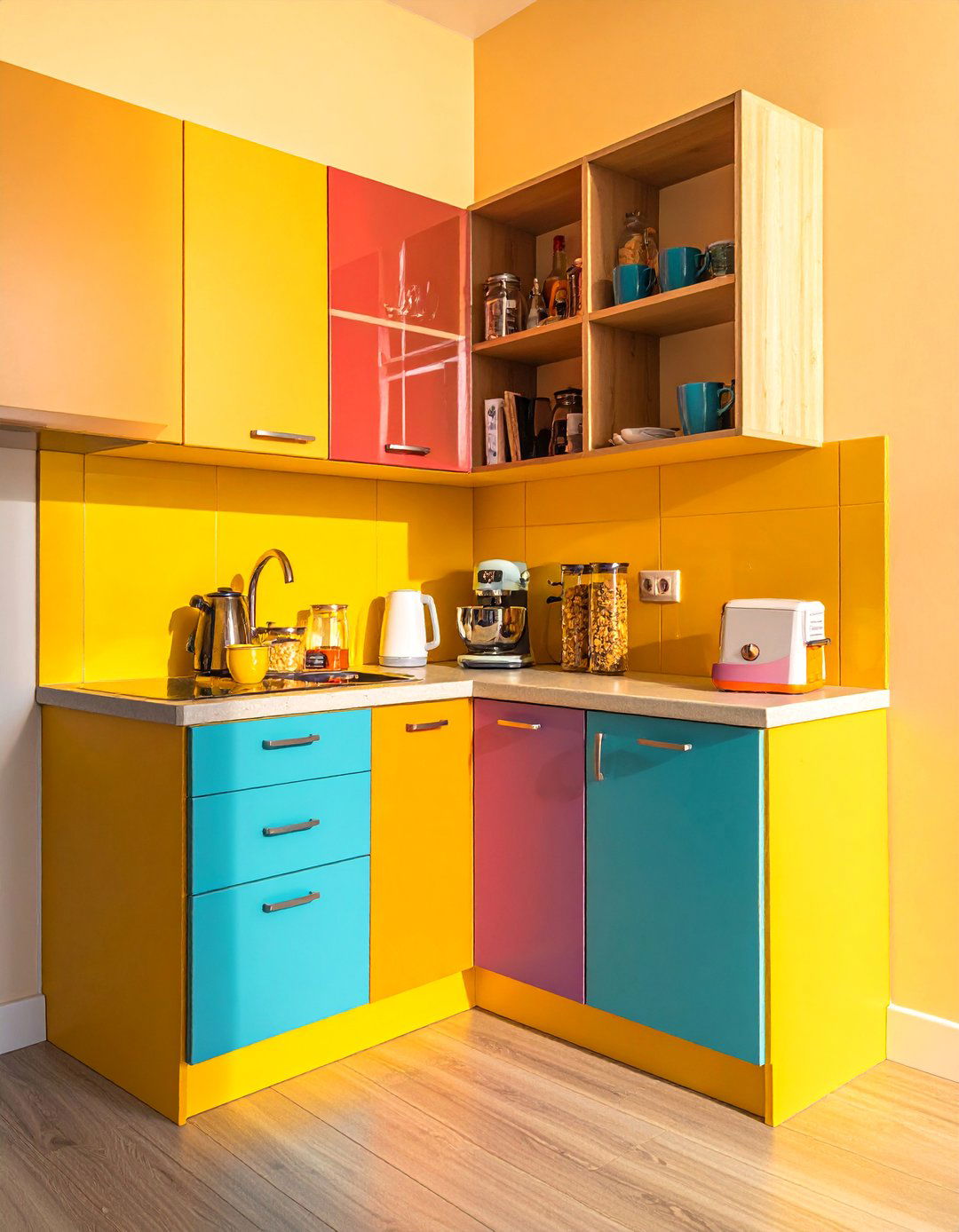 Corner Breakfast Station Storage - 25 Blind Corner Kitchen Cabinet Ideas for Smart Storage