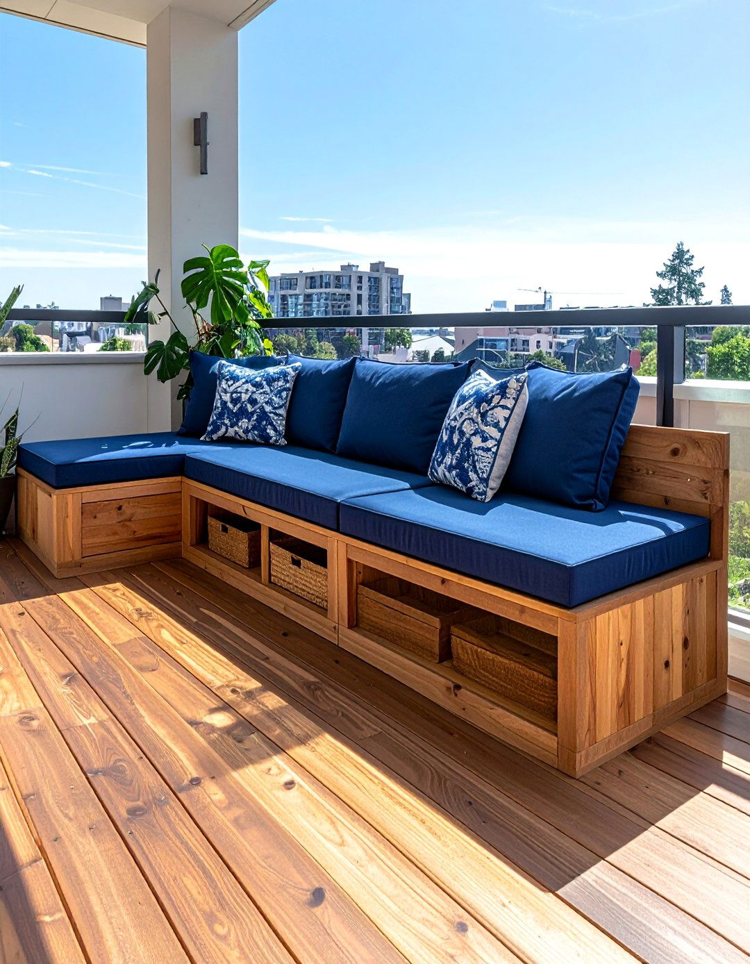 Corner Seating on the Deck - 20 Balcony Deck Ideas for a Beautiful Outdoor Retreat