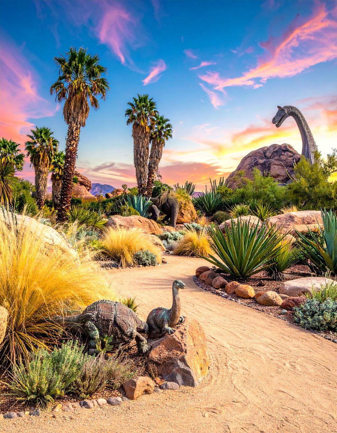 Desert Dinosaur Landscape - 20 Dinosaur Garden Ideas for a Prehistoric Backyard