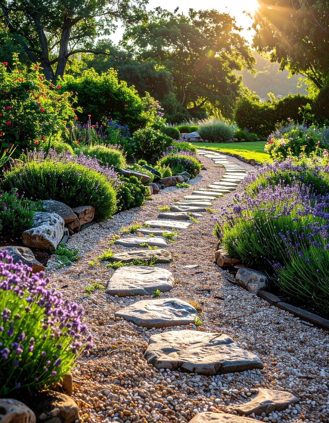 Designing Pea Gravel Garden Pathways - 20 Farmhouse Garden Ideas for a Charming Outdoor Space